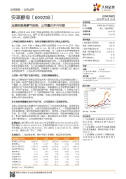 业绩延续高景气态势，公司量价齐升可期