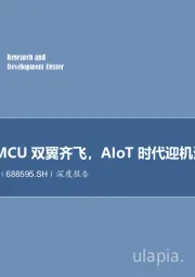 深度报告：信号链+MCU双翼齐飞，AIoT时代迎机遇