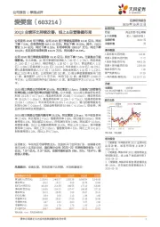 20Q3业绩环比持续改善，线上&自营稳健布局