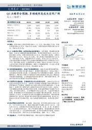 Q3业绩符合预期，多领域布局成长空间广阔