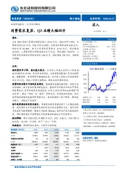 消费需求复苏，Q3业绩大幅回升