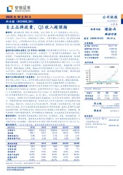 自主品牌放量，Q3收入超预期