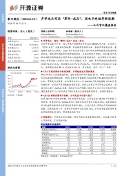 公司首次覆盖报告：声学龙头布局“零件+成品”，迎电子终端革新浪潮