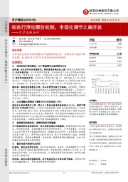 京沪高铁点评：拟实行浮动票价机制，市场化调节之路开启