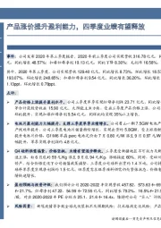 产品涨价提升盈利能力，四季度业绩有望释放