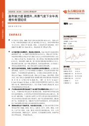 2020年三季报点评:盈利能力显著提升,高景气度下全年高增长有望延续
