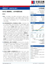 Q3收入增速修正，全年有望再加速