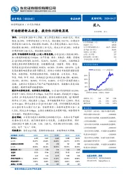 市场精耕新品放量，提价红利持续显现
