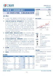 Q3业绩符合预期，长期发展路径清晰