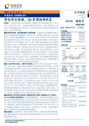 营收符合预期，Q4有望持续恢复