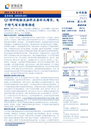 Q3特种轮胎及涂料业务环比增长,电子特气项目持续推进