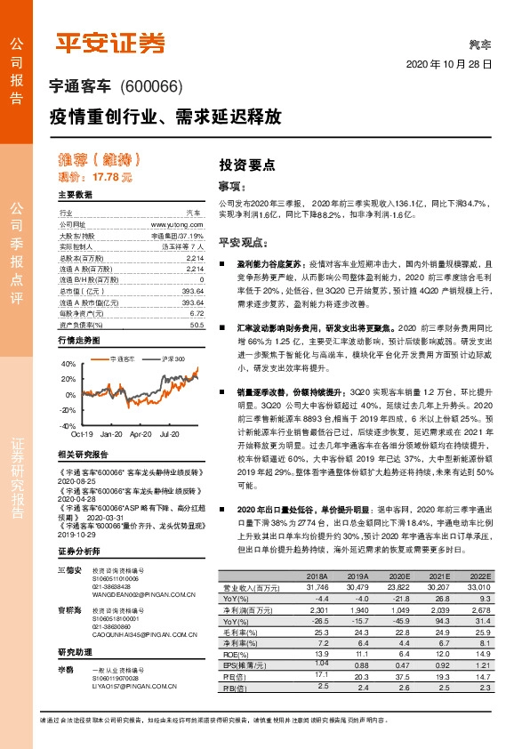 疫情重创行业、需求延迟释放