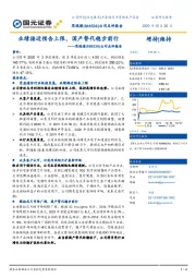 公司点评报告：业绩接近预告上限，国产替代稳步前行