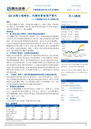 中密控股2020年三季报点评：Q3业绩小幅增长，内循环带动国产替代