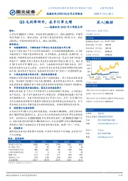 晶盛机电2020年三季报：Q3毛利率回升，在手订单大增