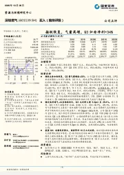 接驳恢复，气量高增，Q3归母净利+34%