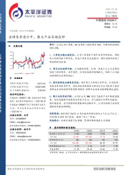 业绩复苏进行中,潜力产品突破在即