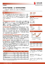 2020年三季报点评：业外客户贡献增量，Q3毛利率创近年新高