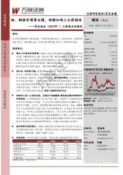 三季报点评报告：钴、铜涨价增厚业绩，持续加码三元前驱体