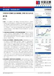 中国区和CDMO业务高增速，CRO龙头全年业绩可期