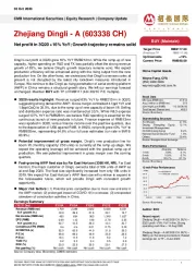 Net profit in 3Q20 +16% YoY; Growth trajectory remains solid