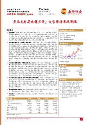 2020年三季报点评：多品类布局成效显著，大宗渠道表现亮眼