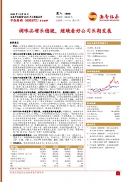 调味品增长稳健，继续看好公司长期发展