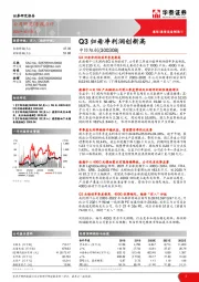 Q3归母净利润创新高