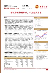 营收净利持续攀升，尽显龙头本色