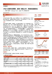 2020年三季报点评：20Q3业绩符合预期，疫情+港股上市，有望加速国际化