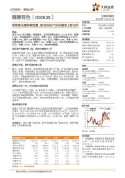 单季度业绩持续恢复,新项目投产后有望再上新台阶
