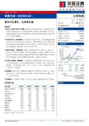 营收环比增长，毛利率改善