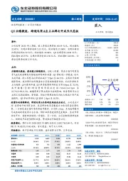 Q3业绩提速，跨境电商&自主品牌打开成长天花板