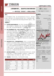 三季报点评报告：业绩稳健增长，金融科技战略持续推进