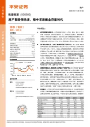 房产服务领先者，稳中求进掘金存量时代