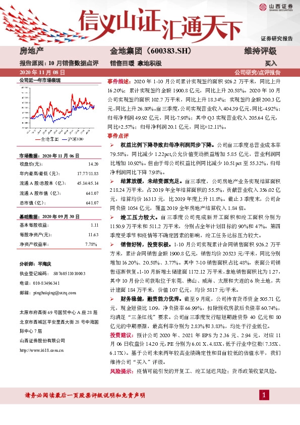 销售回暖 拿地积极