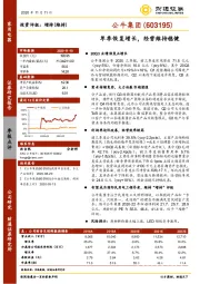 单季恢复增长,经营维持稳健