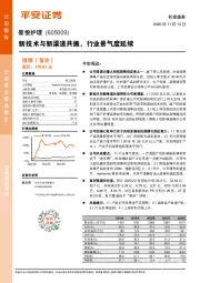 新技术与新渠道共振，行业景气度延续