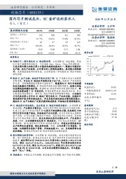 国内芯片测试龙头,IC金矿边的卖水人