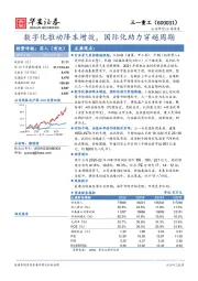 数字化推动降本增效，国际化助力穿越周期