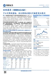 子公司架构重组，优化架构后境内外融资更加便利