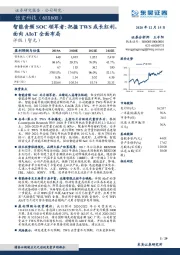 智能音频SOC领军者：把握TWS成长红利，面向AIoT全面布局