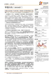 定增获大股东领投+产业资本青睐,海洋通信+硅光模块将迎重大机遇
