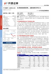 公司信息更新报告:先进制程短期受限,成熟制程空间巨大