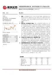 公司简评报告：把握顺周期发展机遇，新项目有望打开公司成长空间