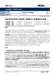 系列之五十一:海南离岛免税进入新格局 蛋糕做大+效能激发更关键