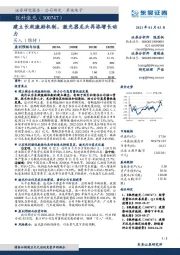 建立长效激励机制，激光器龙头再添增长动力