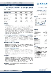 12月产批同比表现较好，全年产量逆势增长
