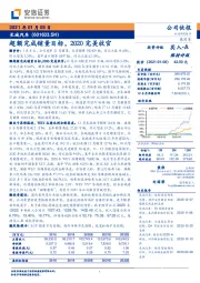 超额完成销量目标，2020完美收官