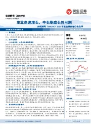 2020年度业绩预增公告点评:主业高速增长,中长期成长性可期